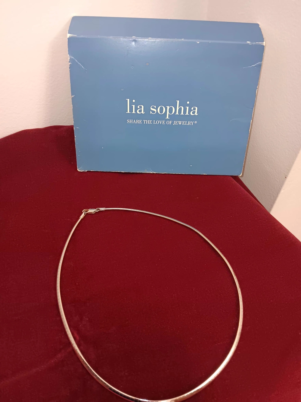 Lia Sophia Double Sided Collar Necklace - Picture 2 of 2